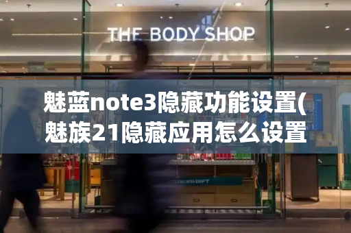 魅蓝note3隐藏功能设置(魅族21隐藏应用怎么设置)