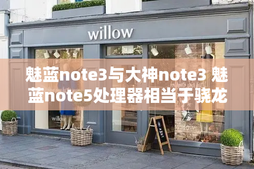 魅蓝note3与大神note3 魅蓝note5处理器相当于骁龙-第1张图片-星选测评