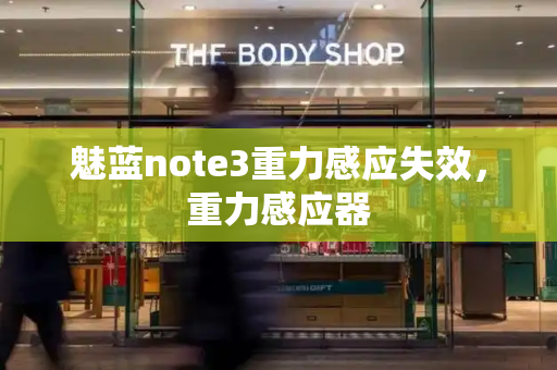 魅蓝note3重力感应失效，重力感应器-第1张图片-星选测评