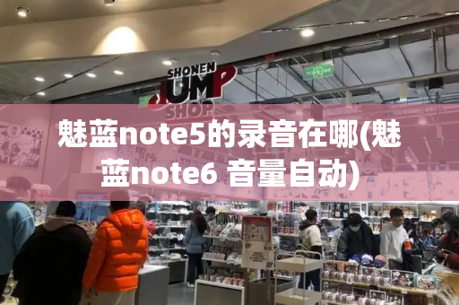 魅蓝note5的录音在哪(魅蓝note6 音量自动)