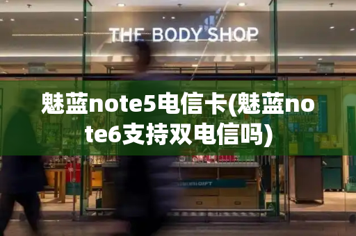 魅蓝note5电信卡(魅蓝note6支持双电信吗)