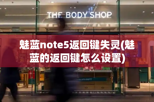 魅蓝note5返回键失灵(魅蓝的返回键怎么设置)-第1张图片-星选测评