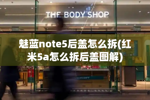 魅蓝note5后盖怎么拆(红米5a怎么拆后盖图解)-第1张图片-星选测评