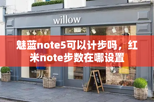 魅蓝note5可以计步吗，红米note步数在哪设置