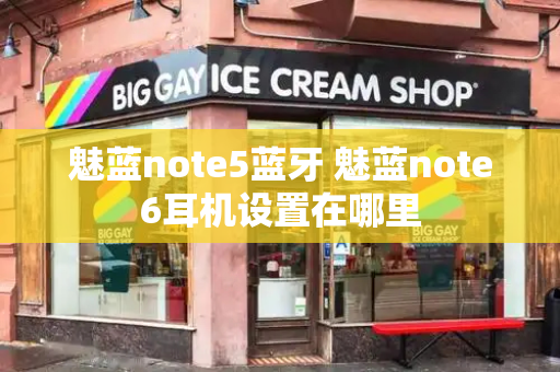 魅蓝note5蓝牙 魅蓝note6耳机设置在哪里-第1张图片-星选测评