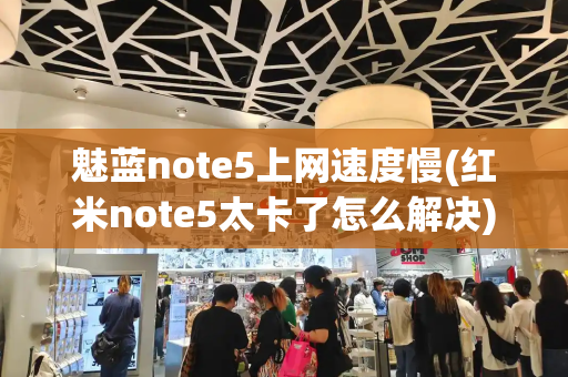 魅蓝note5上网速度慢(红米note5太卡了怎么解决)