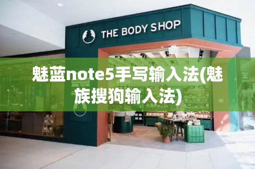魅蓝note5手写输入法(魅族搜狗输入法)-第1张图片-星选测评