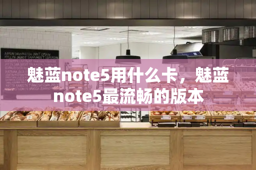 魅蓝note5用什么卡，魅蓝note5最流畅的版本