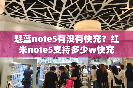 魅蓝note5有没有快充？红米note5支持多少w快充