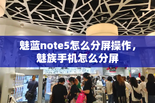 魅蓝note5怎么分屏操作，魅族手机怎么分屏-第1张图片-星选测评