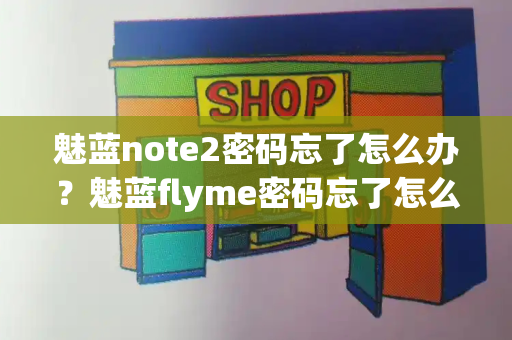 魅蓝note2密码忘了怎么办？魅蓝flyme密码忘了怎么办-第1张图片-星选测评