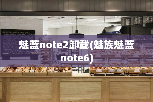 魅蓝note2卸载(魅族魅蓝note6)