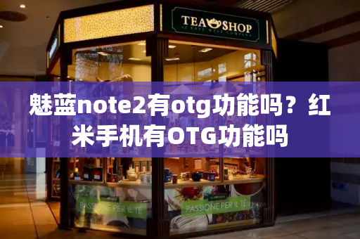 魅蓝note2有otg功能吗？红米手机有OTG功能吗-第1张图片-星选测评