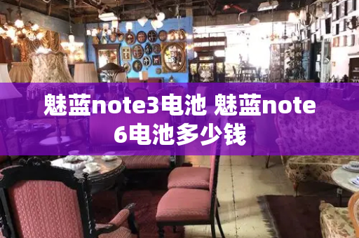 魅蓝note3电池 魅蓝note6电池多少钱