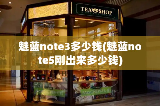 魅蓝note3多少钱(魅蓝note5刚出来多少钱)