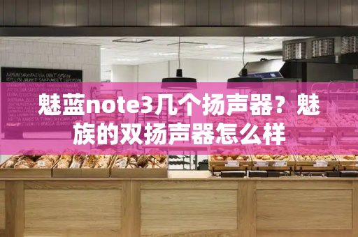 魅蓝note3几个扬声器？魅族的双扬声器怎么样