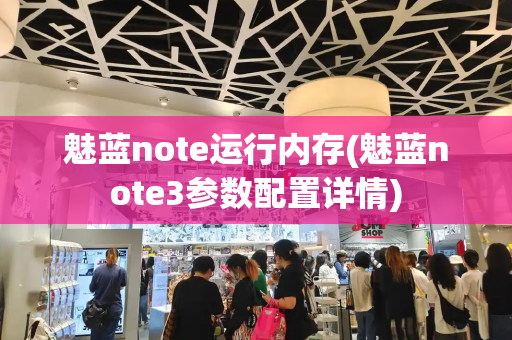 魅蓝note运行内存(魅蓝note3参数配置详情)-第1张图片-星选测评