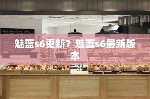 魅蓝s6更新？魅蓝s6最新版本-第1张图片-星选测评