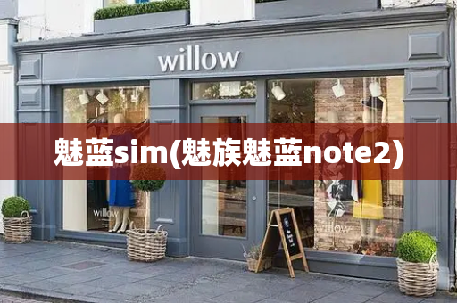 魅蓝sim(魅族魅蓝note2)