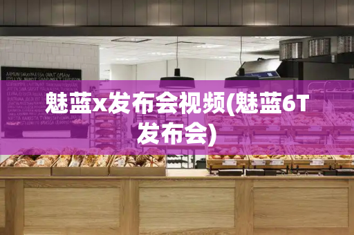 魅蓝x发布会视频(魅蓝6T发布会)
