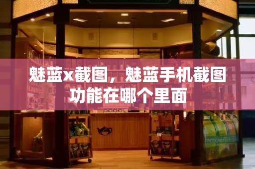 魅蓝x截图，魅蓝手机截图功能在哪个里面-第1张图片-星选测评