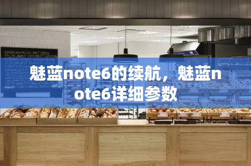 魅蓝note6的续航，魅蓝note6详细参数-第1张图片-星选测评