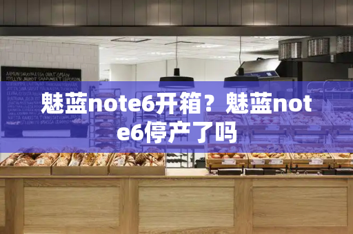 魅蓝note6开箱？魅蓝note6停产了吗