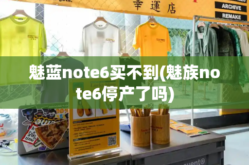 魅蓝note6买不到(魅族note6停产了吗)