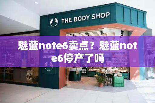 魅蓝note6卖点？魅蓝note6停产了吗
