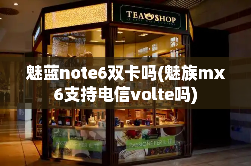 魅蓝note6双卡吗(魅族mx6支持电信volte吗)