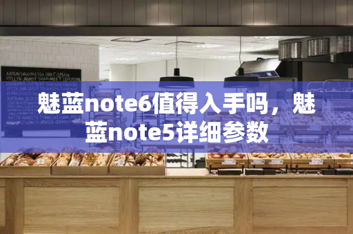 魅蓝note6值得入手吗，魅蓝note5详细参数-第1张图片-星选测评