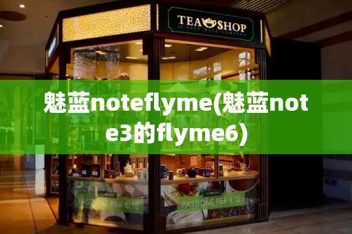 魅蓝noteflyme(魅蓝note3的flyme6)