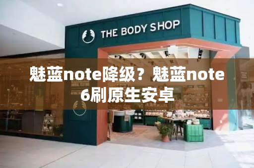 魅蓝note降级？魅蓝note6刷原生安卓