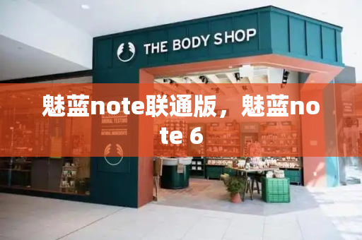 魅蓝note联通版，魅蓝note 6