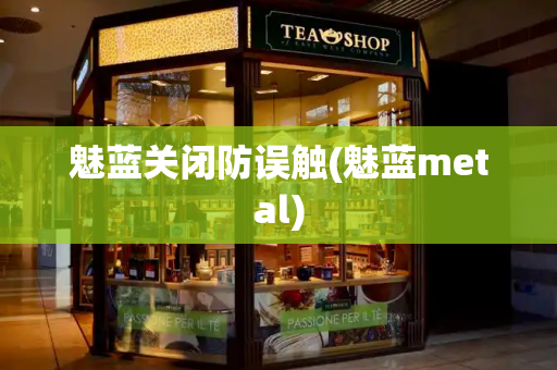 魅蓝关闭防误触(魅蓝metal)