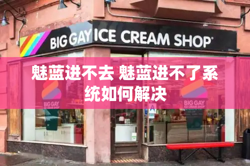 魅蓝进不去 魅蓝进不了系统如何解决-第1张图片-星选测评