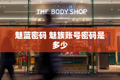 魅蓝密码 魅族账号密码是多少