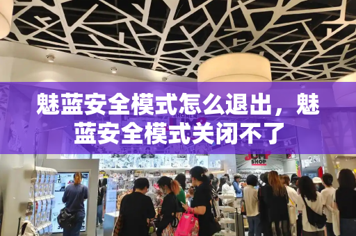 魅蓝安全模式怎么退出，魅蓝安全模式关闭不了