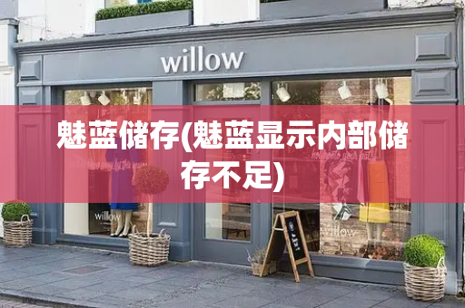 魅蓝储存(魅蓝显示内部储存不足)