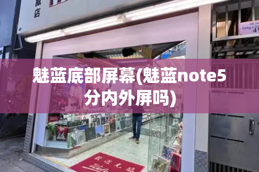 魅蓝底部屏幕(魅蓝note5分内外屏吗)-第1张图片-星选测评