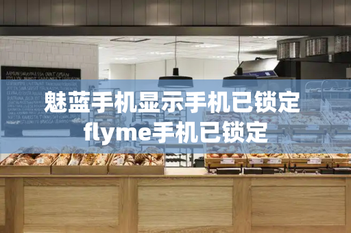 魅蓝手机显示手机已锁定 flyme手机已锁定-第1张图片-星选测评