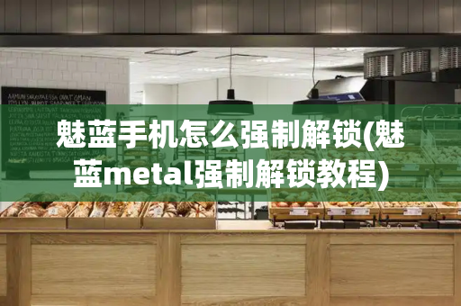魅蓝手机怎么强制解锁(魅蓝metal强制解锁教程)