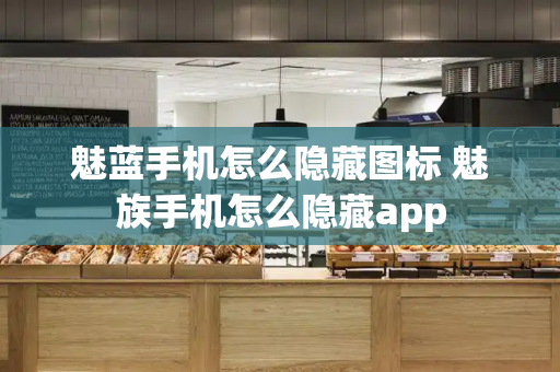 魅蓝手机怎么隐藏图标 魅族手机怎么隐藏app