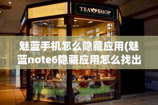 魅蓝手机怎么隐藏应用(魅蓝note6隐藏应用怎么找出来)-第1张图片-星选测评