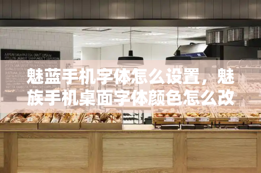 魅蓝手机字体怎么设置，魅族手机桌面字体颜色怎么改