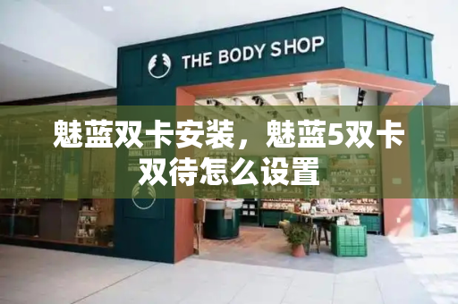 魅蓝双卡安装，魅蓝5双卡双待怎么设置