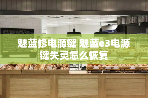 魅蓝修电源键 魅蓝e3电源键失灵怎么恢复-第1张图片-星选测评