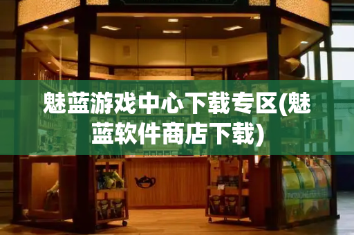 魅蓝游戏中心下载专区(魅蓝软件商店下载)