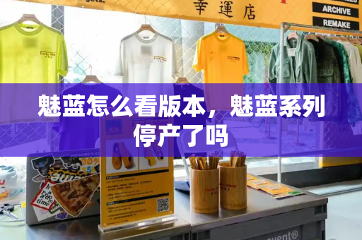 魅蓝怎么看版本，魅蓝系列停产了吗