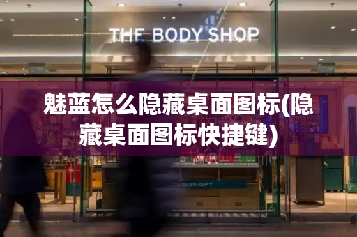 魅蓝怎么隐藏桌面图标(隐藏桌面图标快捷键)